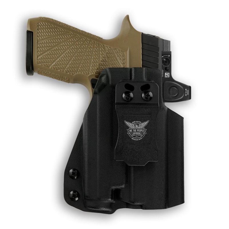 Sig Sauer P320-Xcompact Wilson Combat Grip Wcp320 With Olight Baldr S Light Red Dot Optic Cut Iwb Holster