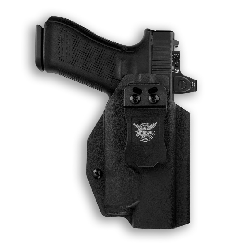 Glock 17 Mos With Inforce Wild1 Light Red Dot Optic Cut Iwb Holster