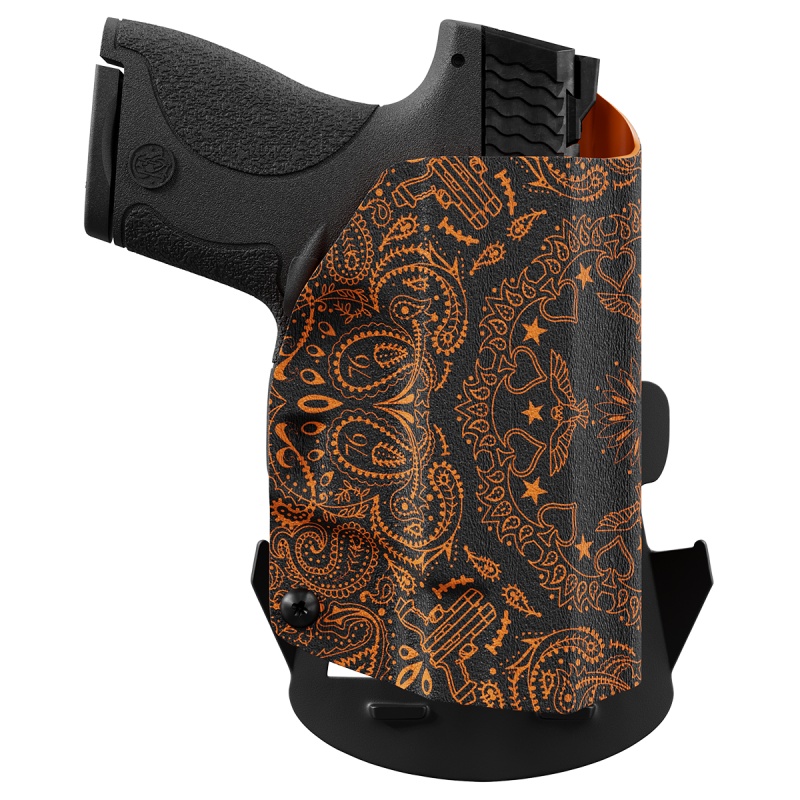 Orange Bandana Custom Printed Holster - Owb Kydex Holster