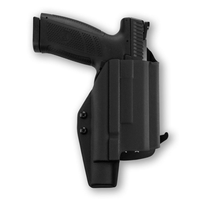 CZ P-10 S with Olight Valkyrie Turbo Light OWB Holster