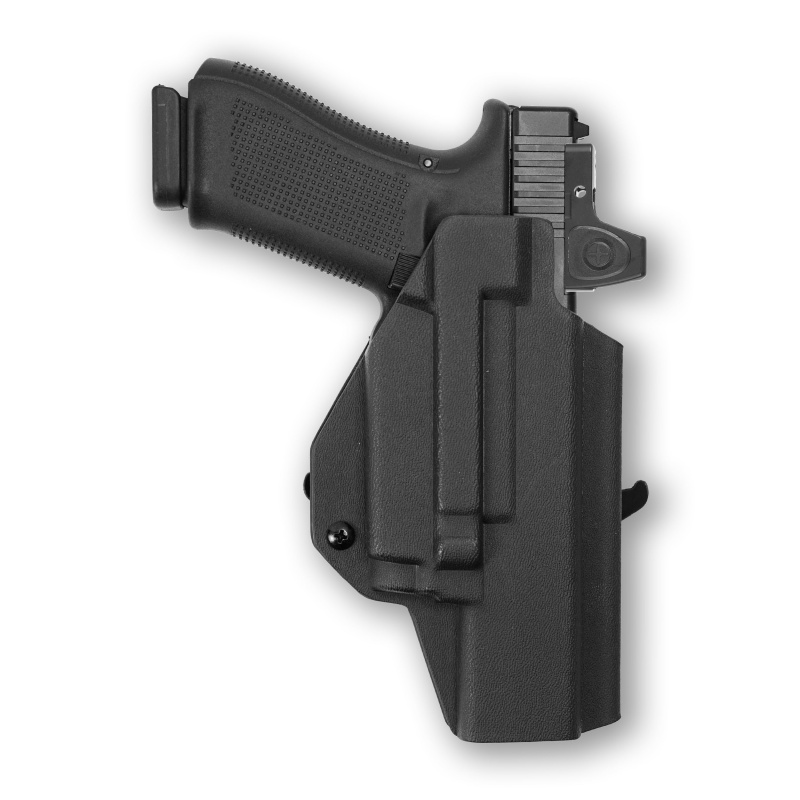 Glock 34 MOS Olight Baldr RL Mini Red Dot Optic Cut OWB Holster