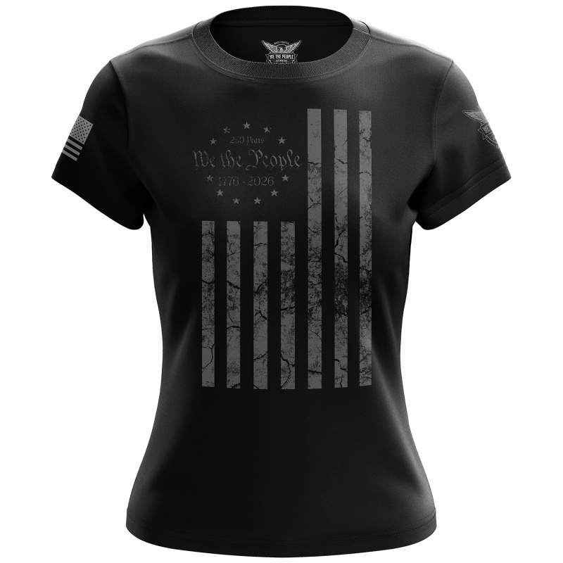 1776 Stealth Flag Women's Short Sleeve Shirt