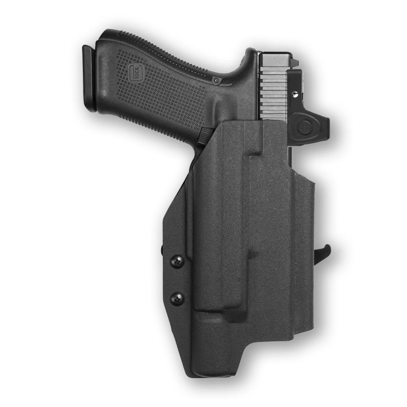 Glock 22 Gen 5 Mos With Surefire X300u-A Light Red Dot Optic Cut Owb Holster