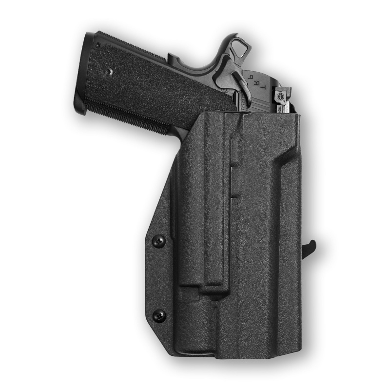 1911 5" Government 45Acp Railed With Surefire X300u-A Light Owb Holster