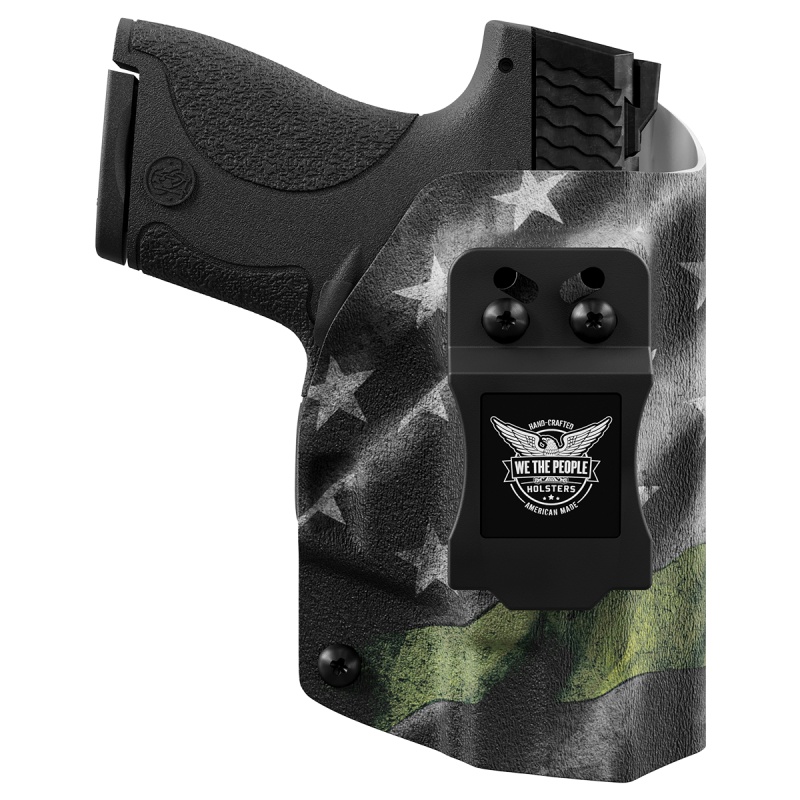 Thin Green Line Custom Printed Holster - Iwb Kydex Holster - Military Support Holster