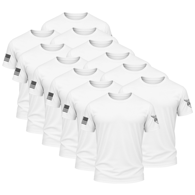 White Performance Shirt Bundle (12 Pack)