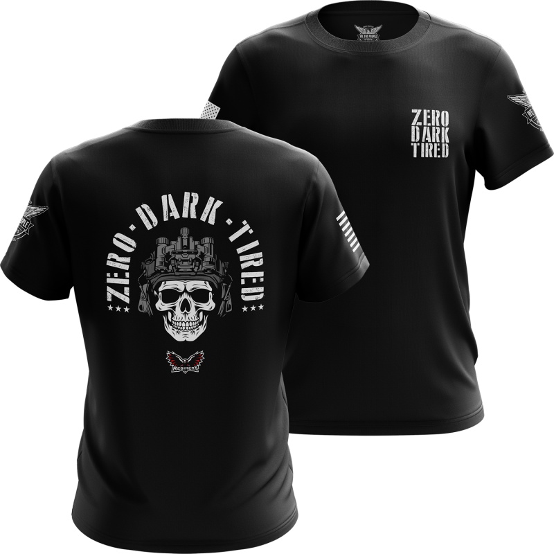 Zero Dark Tired Short Sleeve Shirt