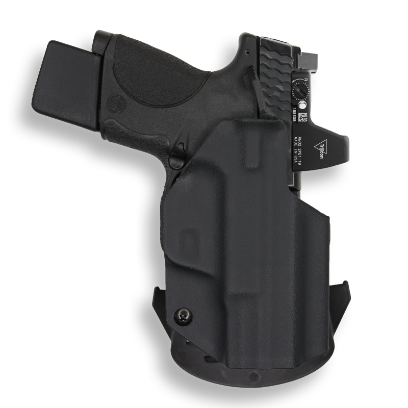 Smith & Wesson M&P 9C/40C 3.5" Compact Manual Safety Red Dot Optic Cut Owb Holster