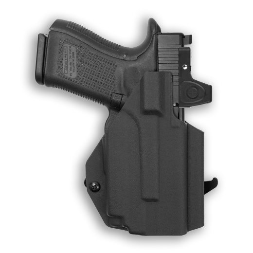 Glock 19/19X Mos With Olight Pl-Mini 2 Valkyrie Red Dot Optic Cut Owb Holster