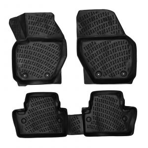 3D Rubber All Weather Floor Mat Set Compatible With Volvo S-60 2011-2018 (Does Not Compatible With Inscription Models)