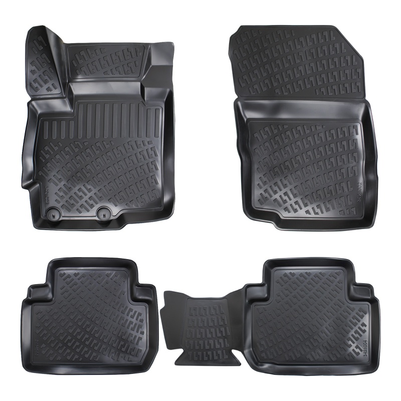 3D Rubber All Weather Floor Mat Set Compatible With Mitsubishi Eclipse Cross 2018-2021
