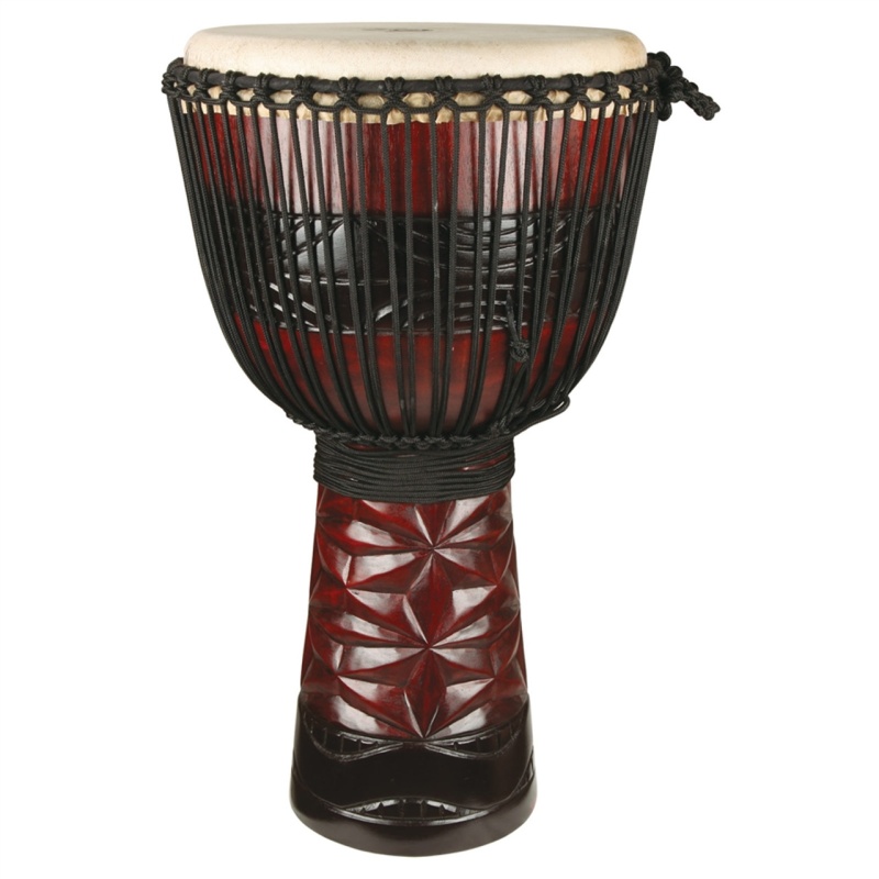 Ruby Pro African Djembe, 13-14" Head With Free Lessons