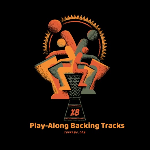 Den Naben Rhythm Djuns & Djembe Pattern #1 Play-Along Backing Tracks Audio