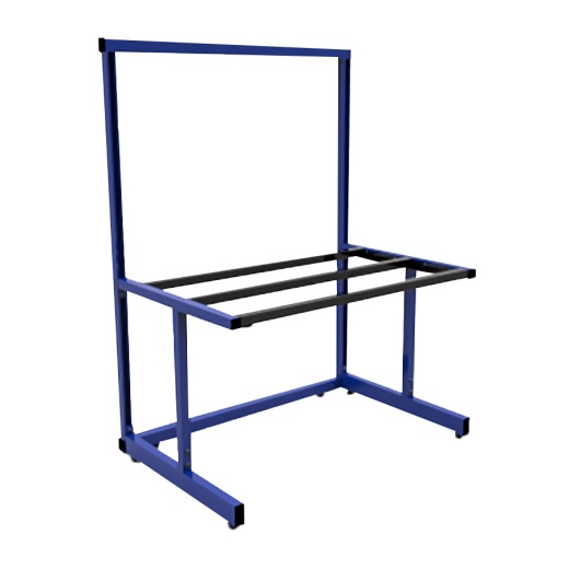 Production Basics 1638-B Component Kit, For 36"Dx72"w Surface Frame, Blue, C-Leg Series