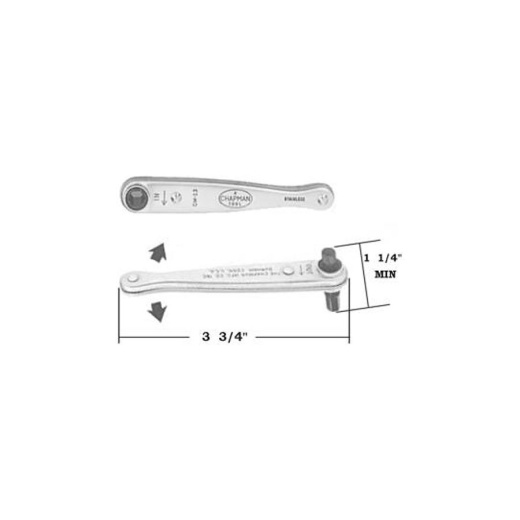 Chapman CM-13 Chapman Reverse Action Midget Ratchet