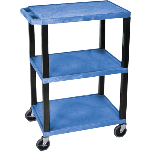 Luxor WT34BUS Utility Cart, Tuffy Three Shelves