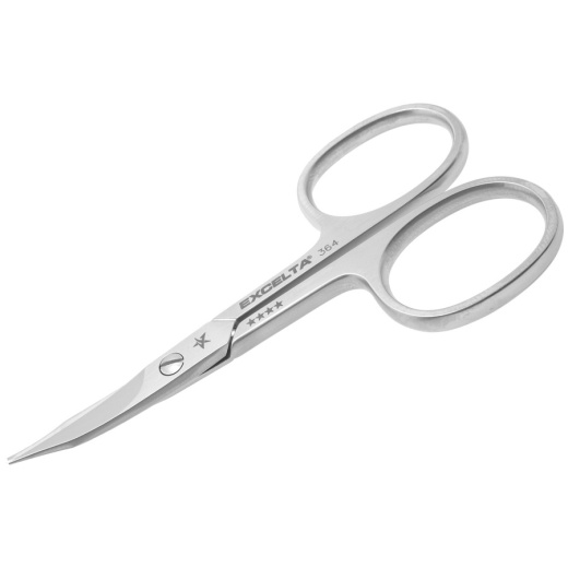 Excelta 364 Scissors, Medical Grade, 17 Degree Curved 1.25" Blade, SS, 3.75" OAL