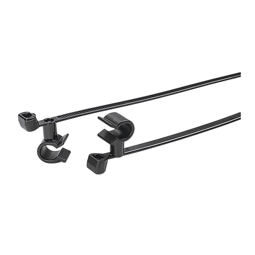 HellermannTyton 156-00155 Cable Ties - 6.1" X 0.19", PA66/HIRHS, Black, 500/Pkg