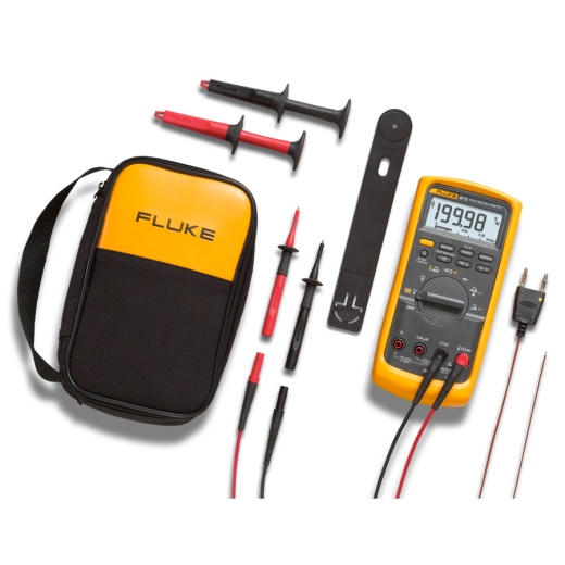 Fluke 87-5/E2 Kit Digital Multimeter, True-Rms, Industrial Electrician Combo Kit