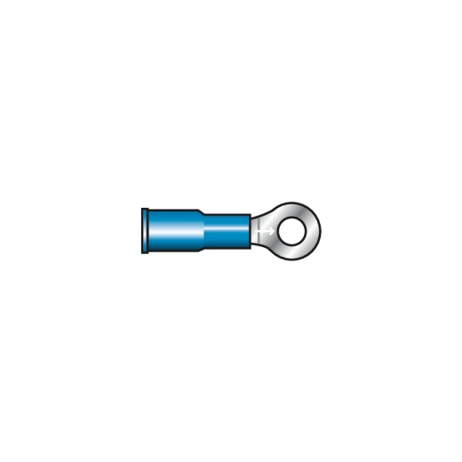 3M 13-10-P Connector, Ring Tongue Terminal, Vinyl Insulated, Yellow, 12-10 Awg, 100/Package