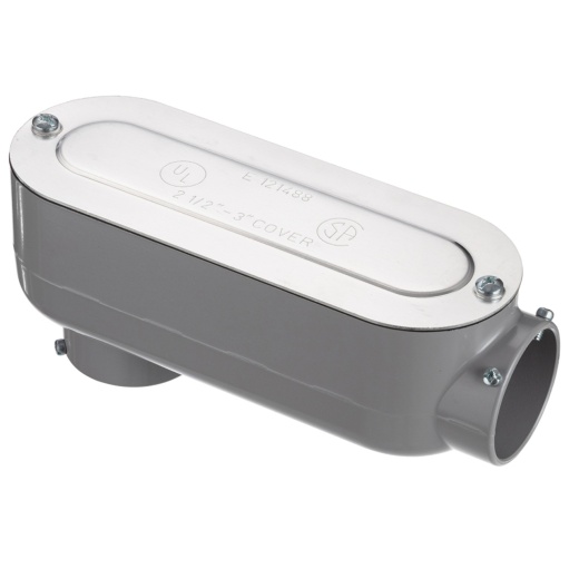 Bridgeport Lb-37Cg 2-1/2" Lb Emt W/Cov/Gakt Body, Box Of 1