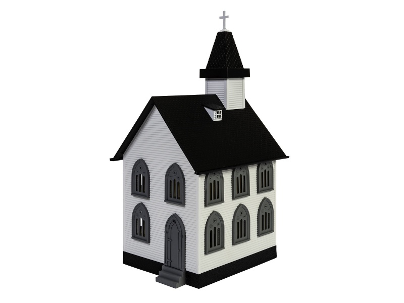 Lionel Church Structure Kit, Ho Scale
