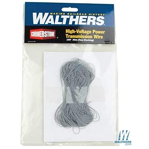 Walthers Cornerstone® High-Voltage Power Transmission "Wire", Ho Scale