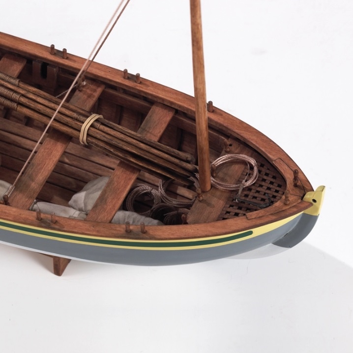 Model Shipways Hms Bounty Launch Wood & Metal Kit, 1:24 Scale