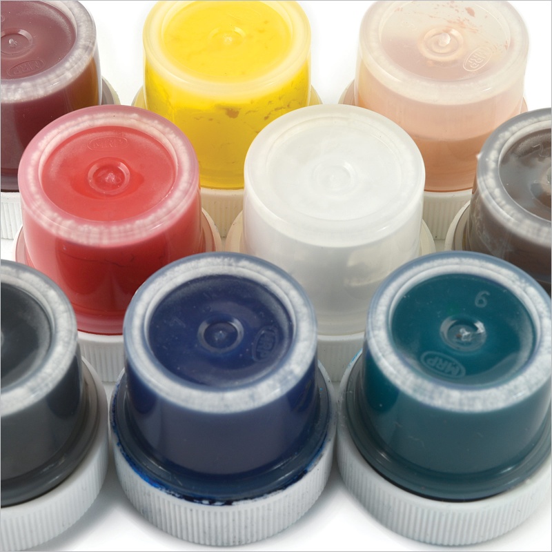 Spectrapaque Pigments, 9-Pack Color Sampler