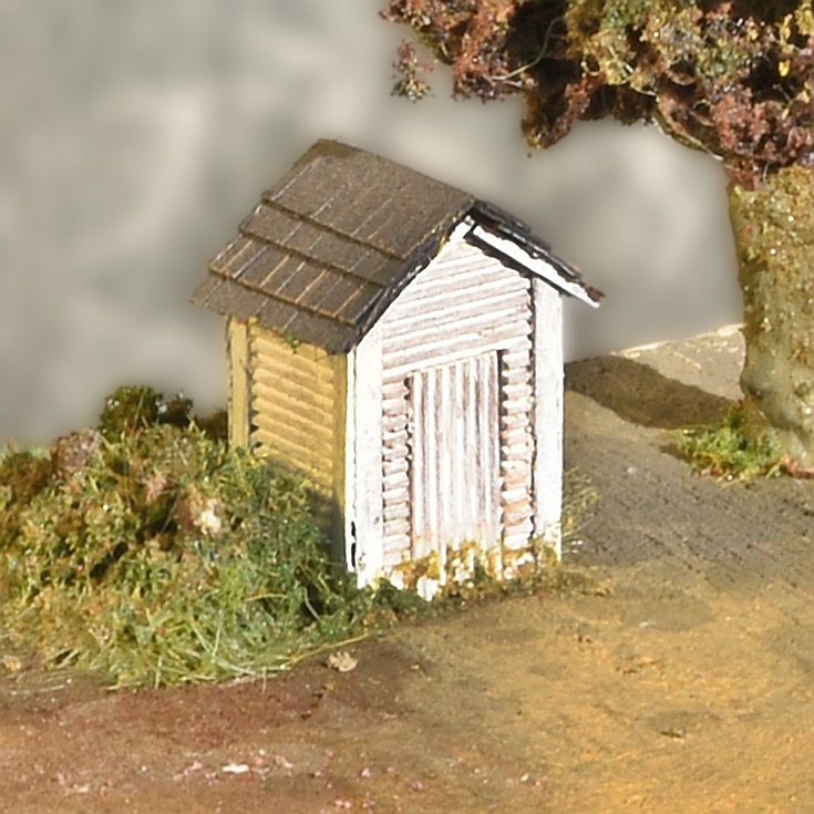 Rural Outhouse Kit, N Scale, By Scientific
