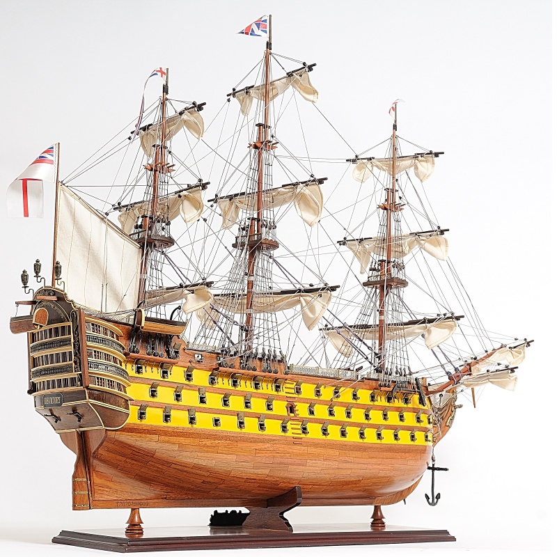 Hms Victory Painted, Fully-Assembled