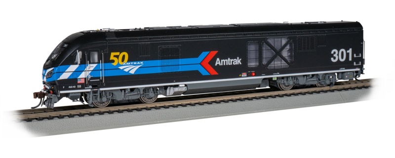 Bachmann Amtrak® 50Th Anniversary “Day 1” #301 Alc-42 Charger Diesel Electric Locomotive, Ho Scale