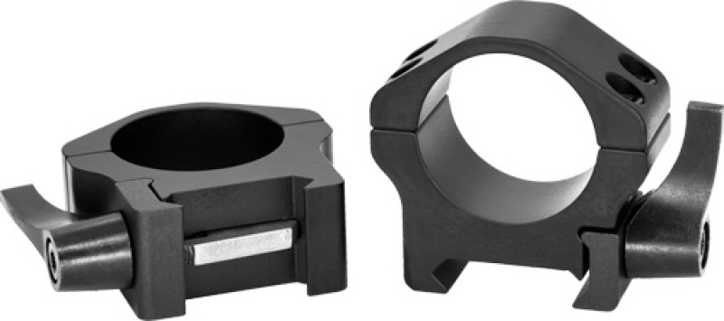 Warne Maxima Horizontal Quick-Detach 1-Inch High Matte Rings