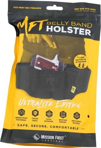 Mft Ultralite Belly Band Holster 26\" To 52\" Waist Size