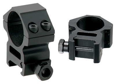 Utg Rings 30Mm Medium Profile Matte Black Picatinny\/Weaver