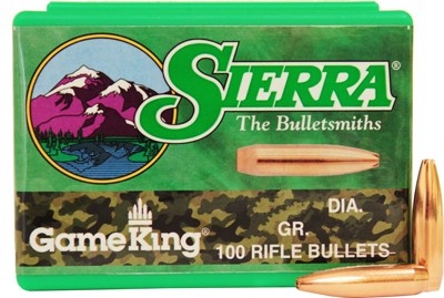 Sierra Bullets .22 Cal .224 55Gr Hp-Bt 100Ct