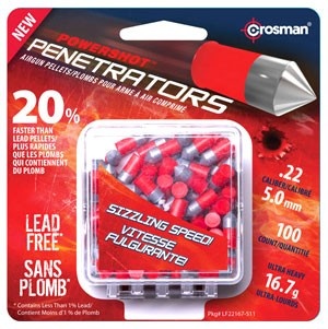 Crosman Red Flight Penetrator Pellets 100 Count