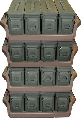 Mtm Ammo Can Tray For 4 .30Cal Metal Ammo Cans Flat Dark Erth