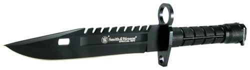 S&W Bayonet Special Ops M-9 7.8" Fixed Blade Black