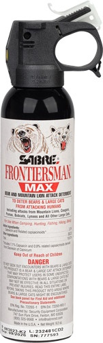 Sabre Frontiersman Max Bear & Mountain Lion Spray 9.2Oz
