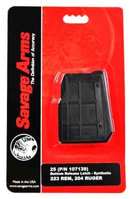 Savage Magazine 25 .222/.223/.204 4Rd Syn Matte