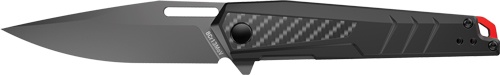 Real Avid Rav-5 Knife Assisted Folding 3.4\" Bld Black Alum