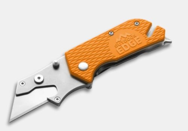 Outdoor Edge Utilipro Folding Utility Knife And Tool Orange