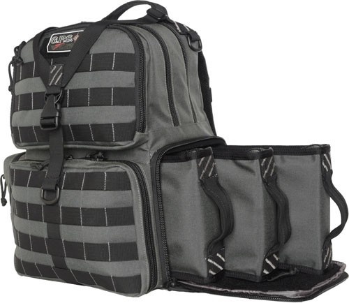 Gps Tactical Range Backpack W/Waist Strap Gray Nylon