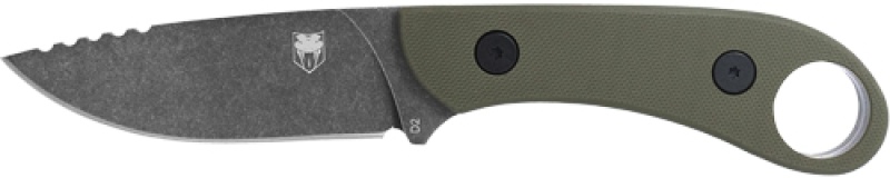 Cobratec D2 Skinner 3.75\" Full Tang Od Green G10 W\/Kydex Shth