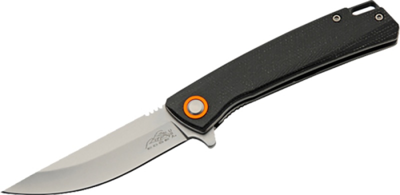 Szco Ruc 4\" Black Micarta Folder D2 Steel Blade