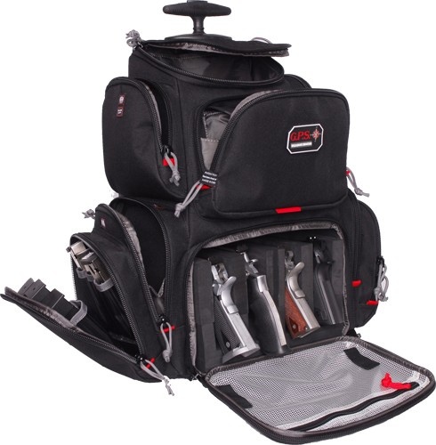 Gps Rolling Handgunner Range Backpack Black