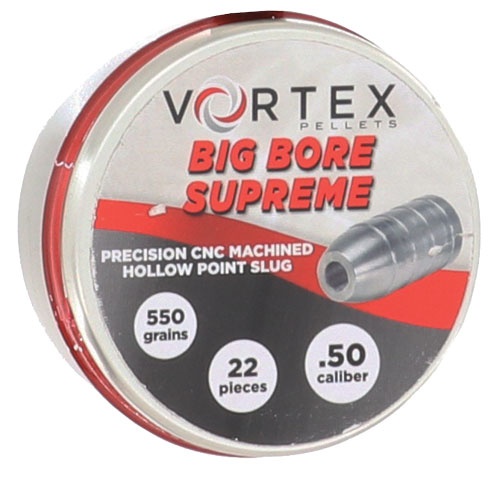Hatsan Vortex Big Bore Supreme .50 Cal 550-Grain Hollow Point Rounds