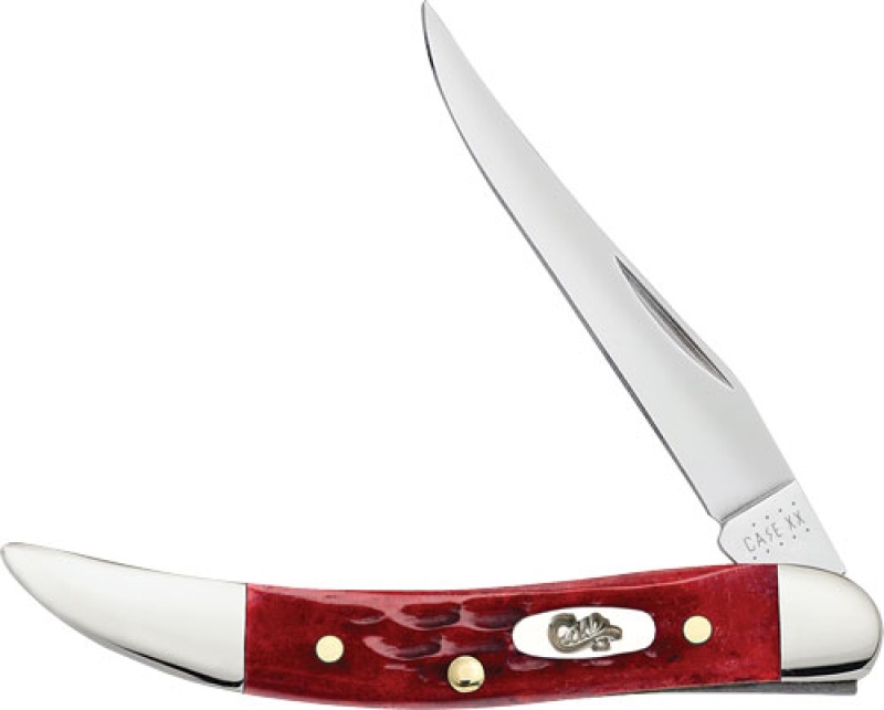 Case Knives Pocket Worn Old Red Bone Corn Cob Jig Toothpic