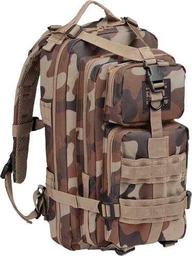 Bulldog Compact Backpack W/ Molle Throwback Camo